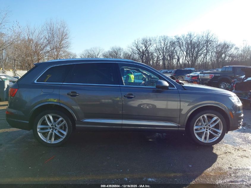 2018 Audi Q7 3.0T Premium VIN: WA1VAAF73JD054944 Lot: 43926504