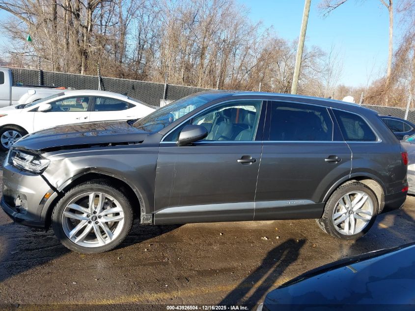 2018 Audi Q7 3.0T Premium VIN: WA1VAAF73JD054944 Lot: 43926504