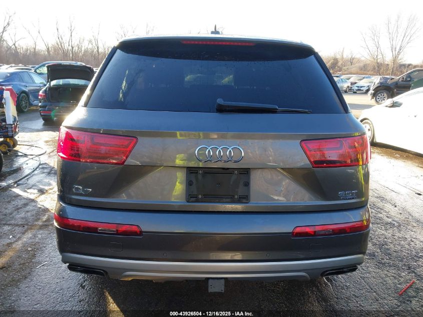 2018 Audi Q7 3.0T Premium VIN: WA1VAAF73JD054944 Lot: 43926504