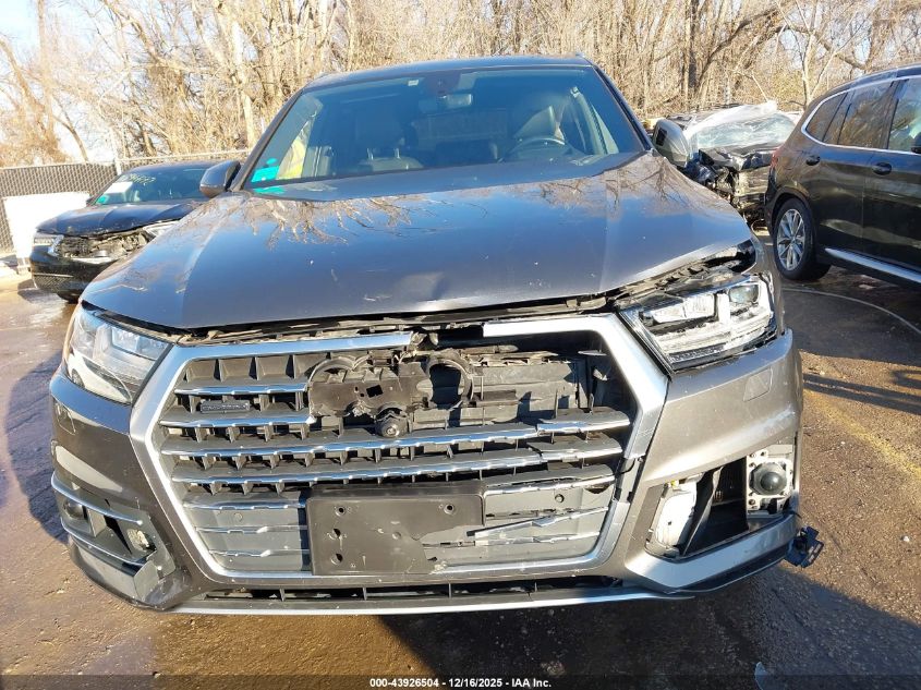 2018 Audi Q7 3.0T Premium VIN: WA1VAAF73JD054944 Lot: 43926504
