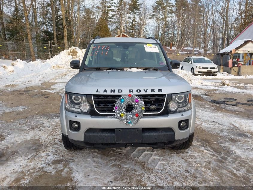 2016 Land Rover Lr4 VIN: SALAG2V66GA806253 Lot: 43926511