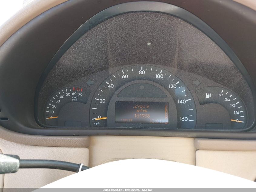 2002 Mercedes-Benz C 320 VIN: WDBRH64J92F155778 Lot: 43926512