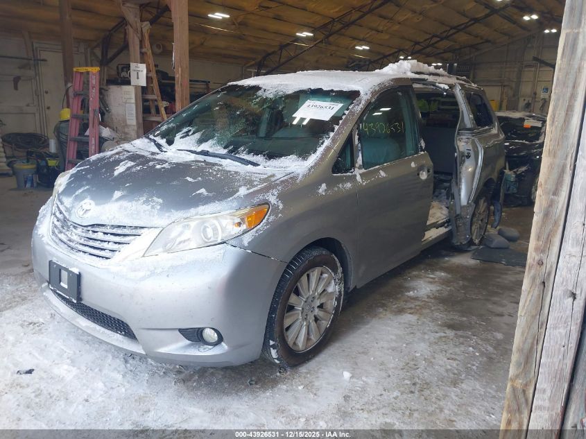 2015 Toyota Sienna Xle 7 Passenger VIN: 5TDDK3DC1FS119408 Lot: 43926531