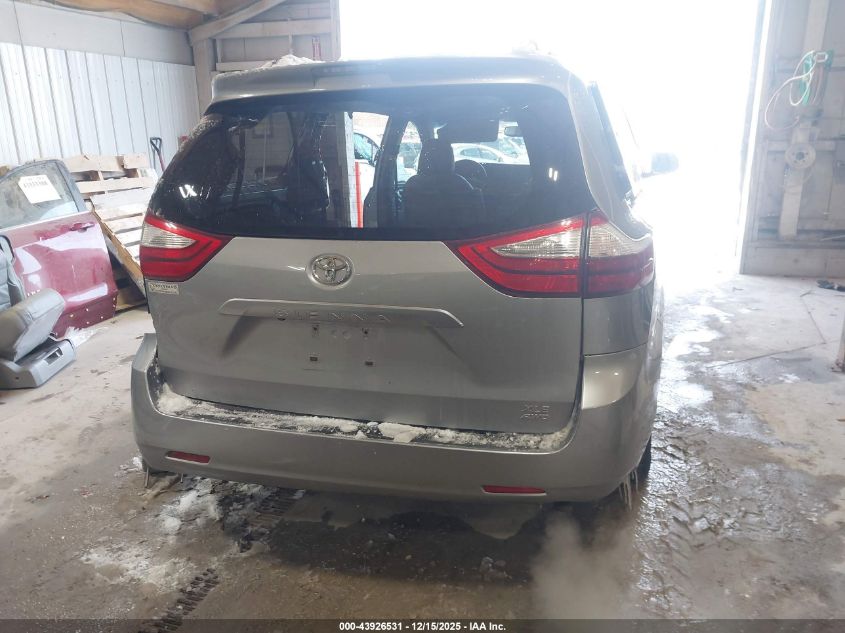 2015 Toyota Sienna Xle 7 Passenger VIN: 5TDDK3DC1FS119408 Lot: 43926531