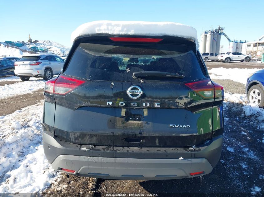2021 Nissan Rogue Sv Intelligent Awd VIN: 5N1AT3BB9MC814188 Lot: 43926532