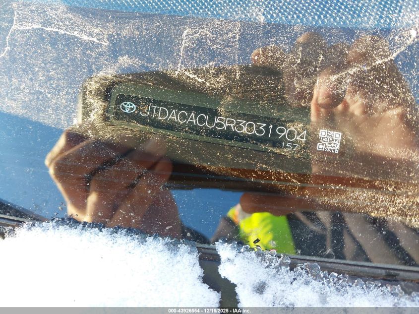 2024 Toyota Prius Prime Xse Premium VIN: JTDACACU5R3031904 Lot: 43926554