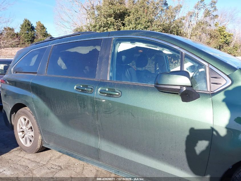 2022 Toyota Sienna Le VIN: 5TDKSKFC6NS043858 Lot: 43926571