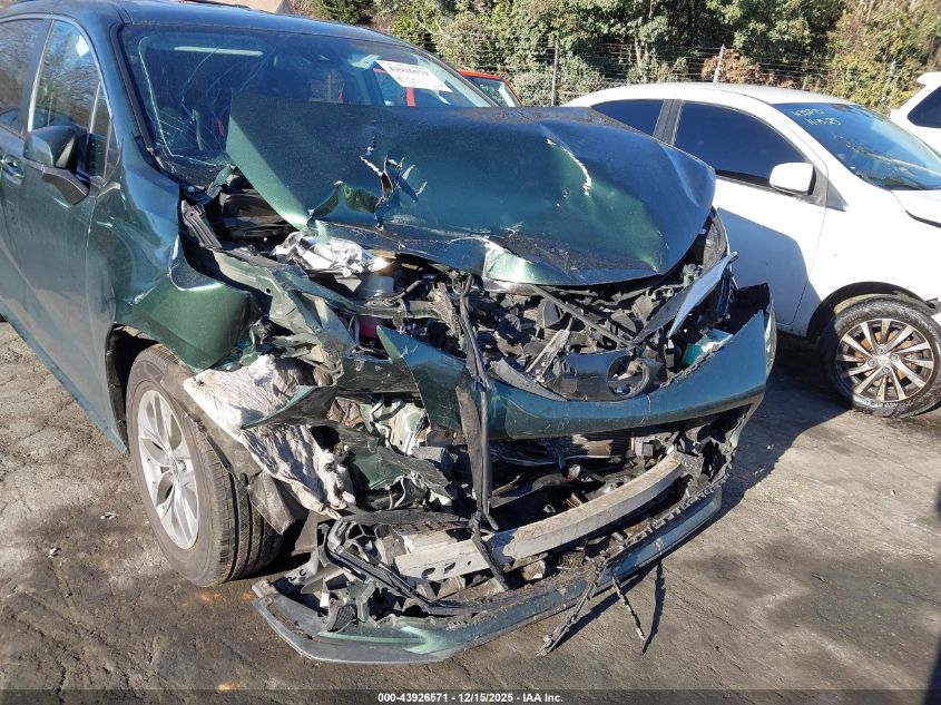 2022 Toyota Sienna Le VIN: 5TDKSKFC6NS043858 Lot: 43926571