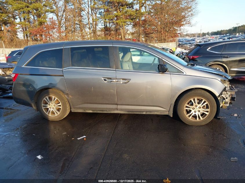 2013 Honda Odyssey Ex-L VIN: 5FNRL5H69DB059284 Lot: 43926588