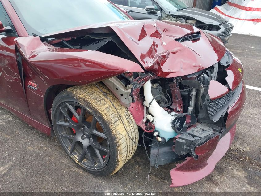 2018 Dodge Charger R/T Scat Pack Rwd VIN: 2C3CDXGJ4JH173112 Lot: 43926590