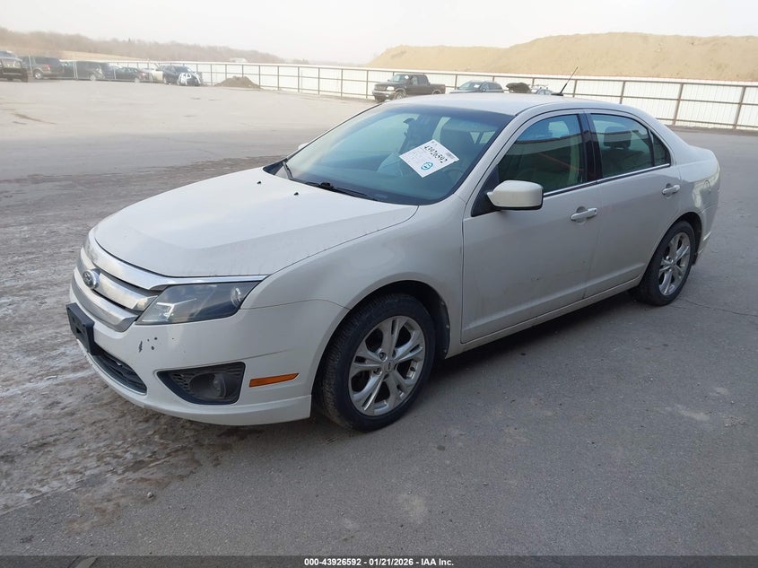Vin: 3fahp0hg4cr448283, lot: 44422219, ford fusion se 20122
