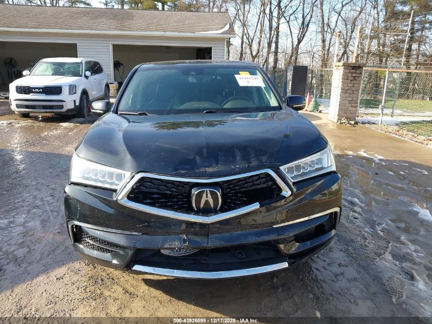 2017 Acura Mdx VIN: 5FRYD4H32HB031968 Lot: 43926599