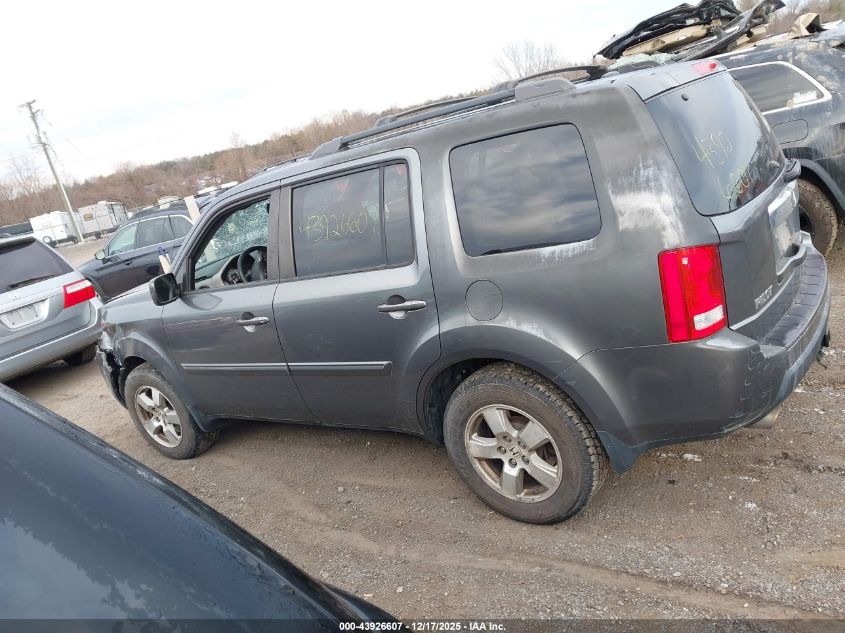 2011 Honda Pilot Ex-L VIN: 5FNYF4H57BB083794 Lot: 43926607