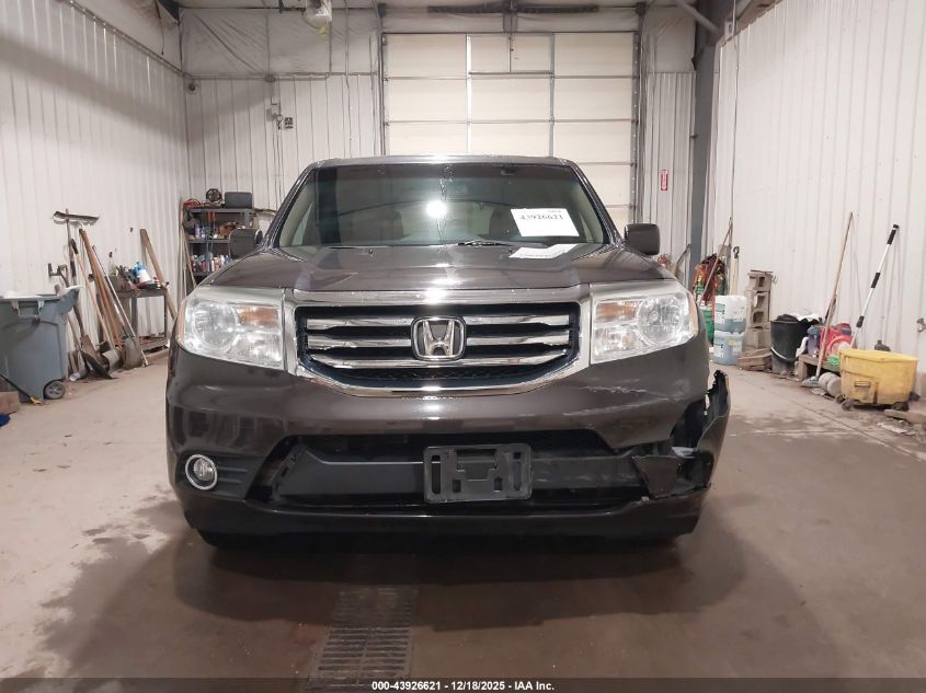 2012 Honda Pilot Ex-L VIN: 5FNYF4H64CB029802 Lot: 43926621