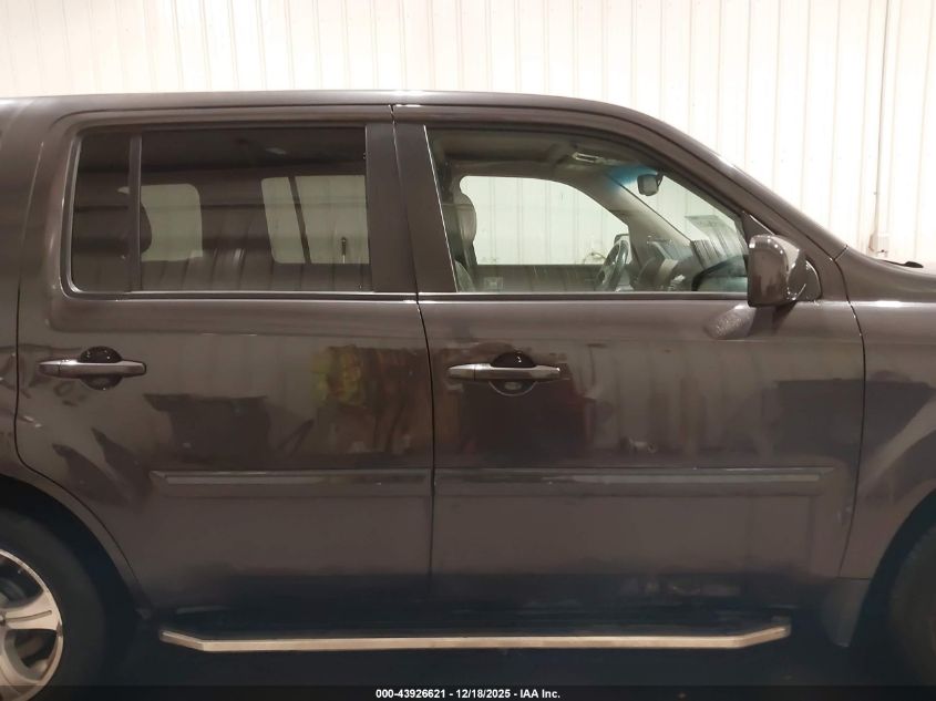 2012 Honda Pilot Ex-L VIN: 5FNYF4H64CB029802 Lot: 43926621