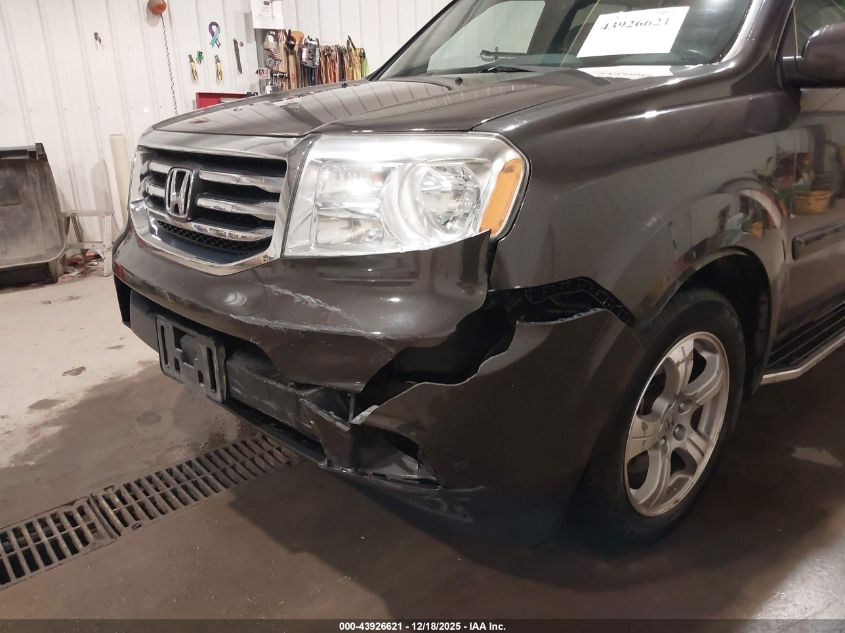 2012 Honda Pilot Ex-L VIN: 5FNYF4H64CB029802 Lot: 43926621