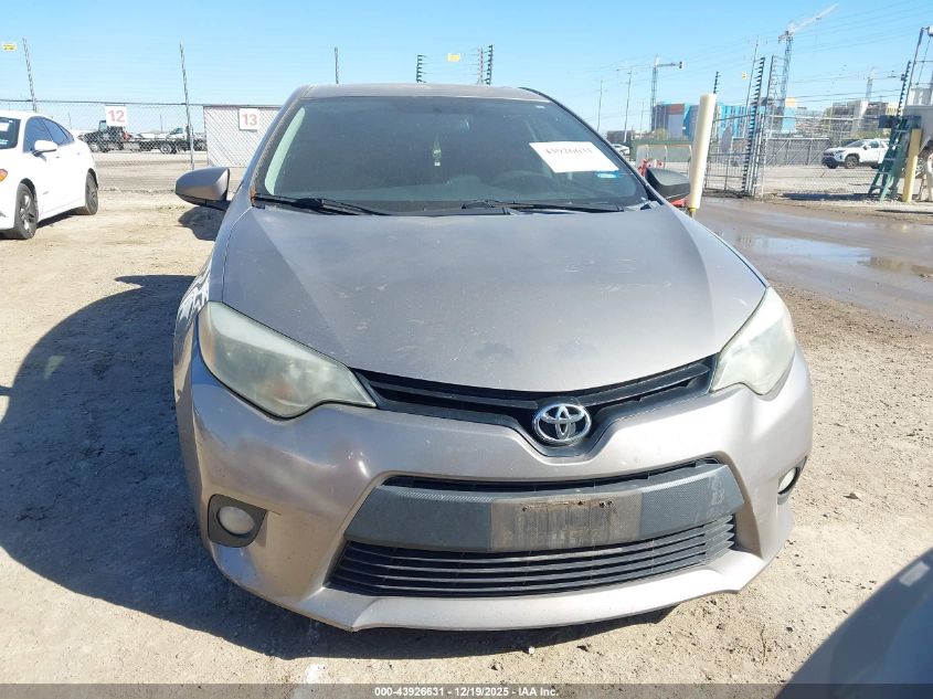 2014 Toyota Corolla Le Premium VIN: 5YFBURHE9EP020231 Lot: 43926631