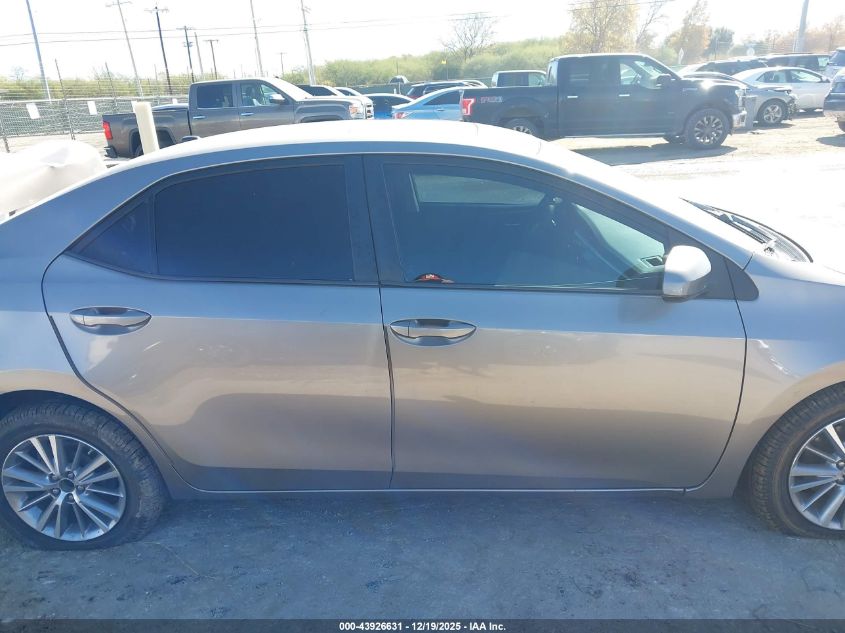 2014 Toyota Corolla Le Premium VIN: 5YFBURHE9EP020231 Lot: 43926631