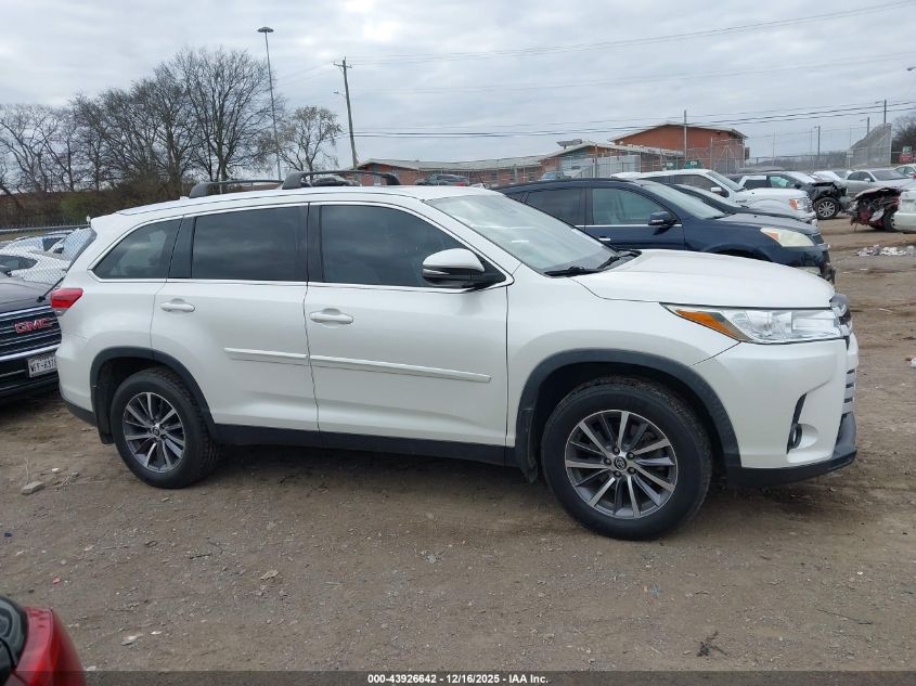 2019 Toyota Highlander Xle VIN: 5TDJZRFH8KS589987 Lot: 43926642
