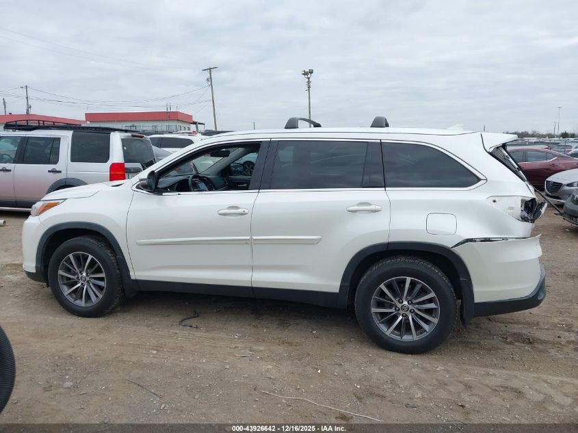 2019 Toyota Highlander Xle VIN: 5TDJZRFH8KS589987 Lot: 43926642