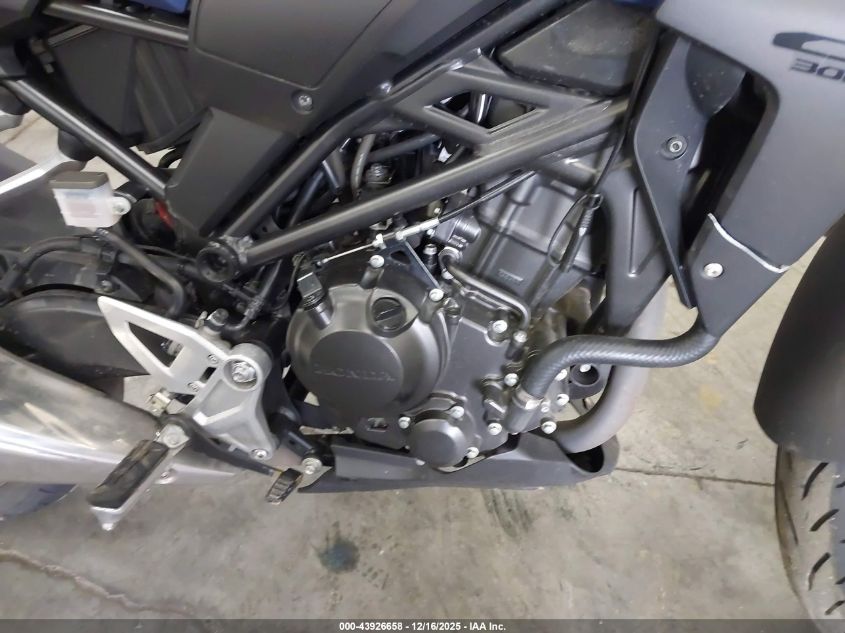 2021 Honda Cbf300 Na VIN: MLHNC5552M5100248 Lot: 43926658