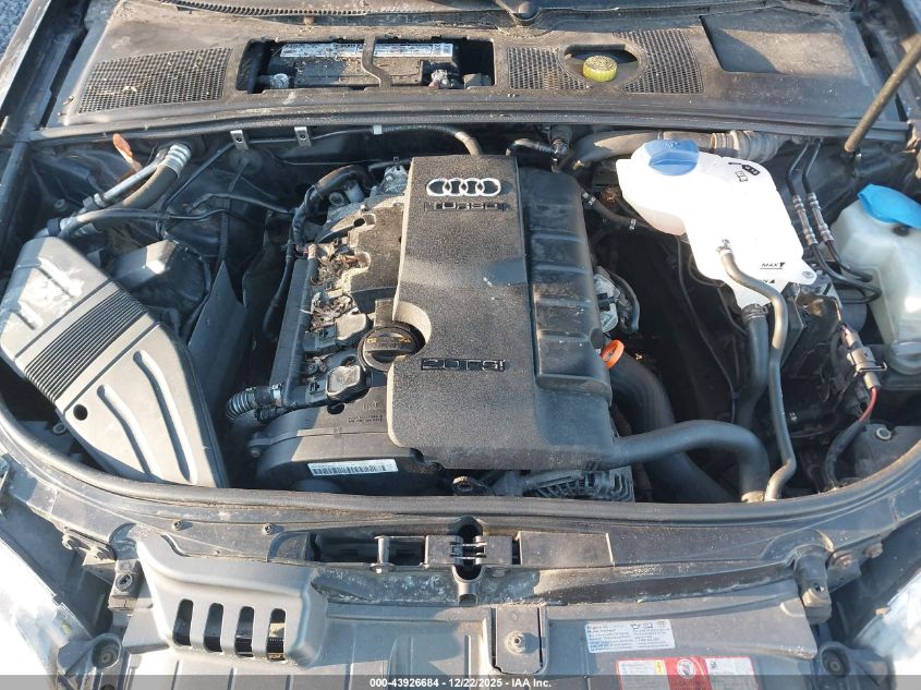 2007 Audi A4 2.0T VIN: WAUDF78E37A093400 Lot: 43926684