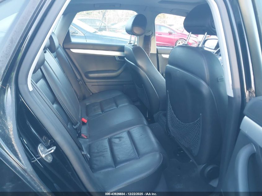 2007 Audi A4 2.0T VIN: WAUDF78E37A093400 Lot: 43926684