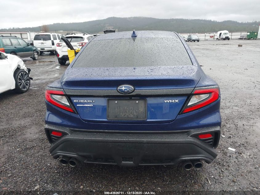 2023 Subaru Wrx VIN: JF1VBAB62P8806382 Lot: 43926711