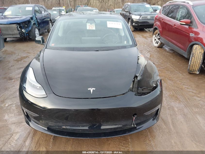 2021 Tesla Model 3 Long Range Dual Motor All-Wheel Drive VIN: 5YJ3E1EB5MF044548 Lot: 43926714