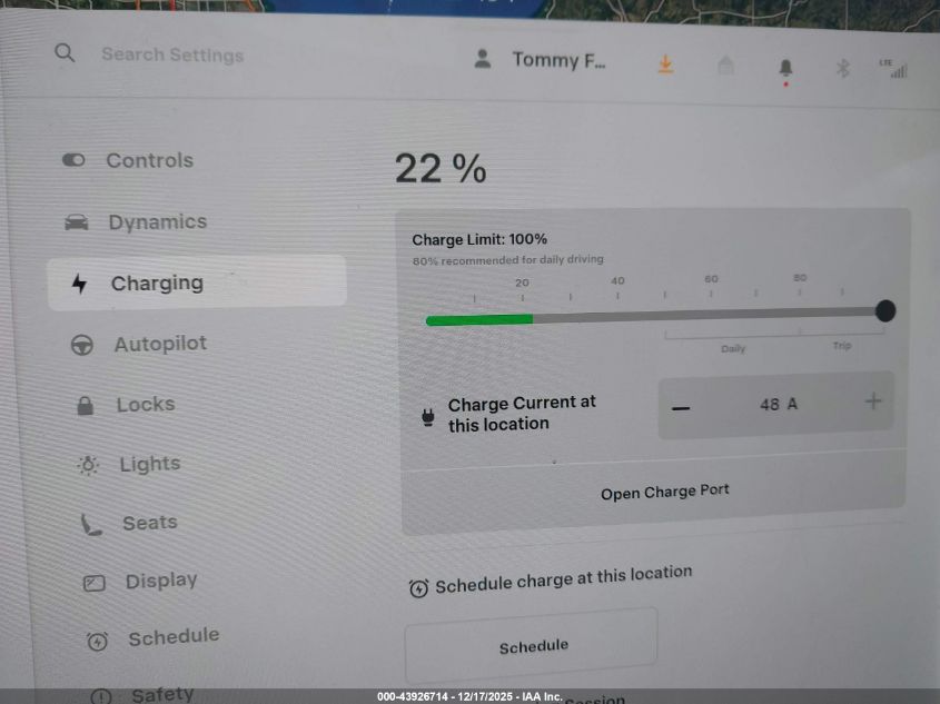2021 Tesla Model 3 Long Range Dual Motor All-Wheel Drive VIN: 5YJ3E1EB5MF044548 Lot: 43926714