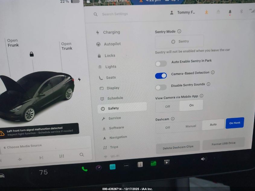 2021 Tesla Model 3 Long Range Dual Motor All-Wheel Drive VIN: 5YJ3E1EB5MF044548 Lot: 43926714