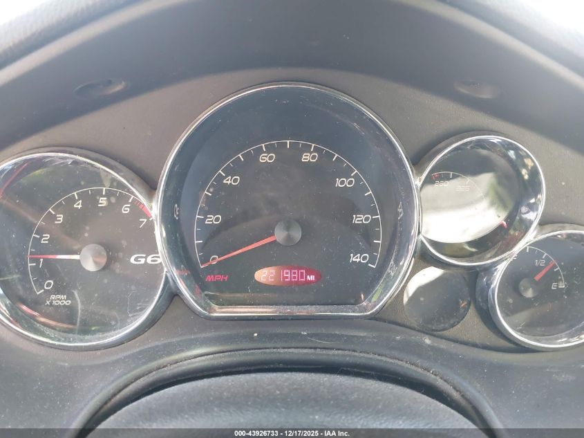 2007 Pontiac G6 Gt VIN: 1G2ZH18N474141134 Lot: 43926733