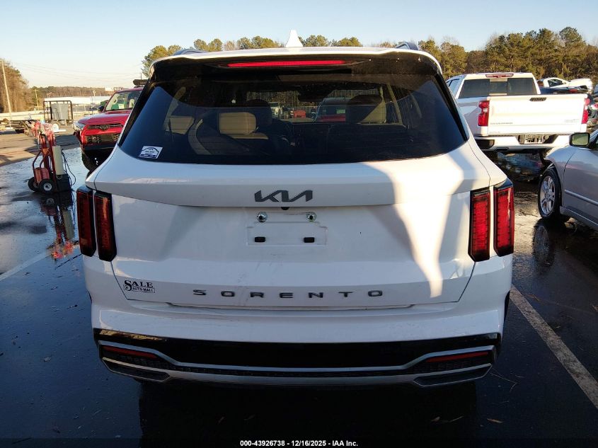 2022 Kia Sorento Ex VIN: 5XYRH4LF0NG121913 Lot: 43926738