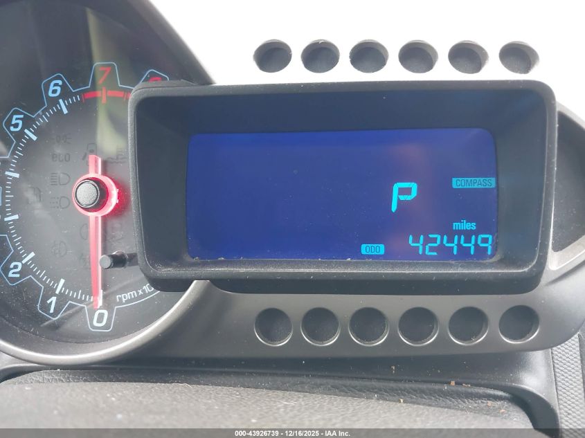 2012 Chevrolet Sonic 2Lt VIN: 1G1JC6SH0C4217670 Lot: 43926739