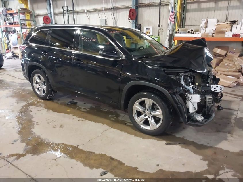 TOYOTA HIGHLANDER LIMITED PLATINUM V6