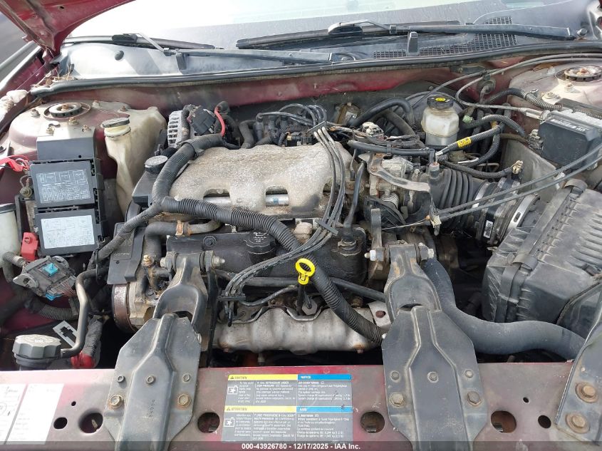 2005 Chevrolet Impala VIN: 2G1WF52E859189937 Lot: 43926780