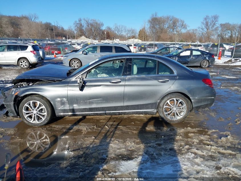 2017 Mercedes-Benz C 300 4Matic VIN: 55SWF4KBXHU192909 Lot: 43926789