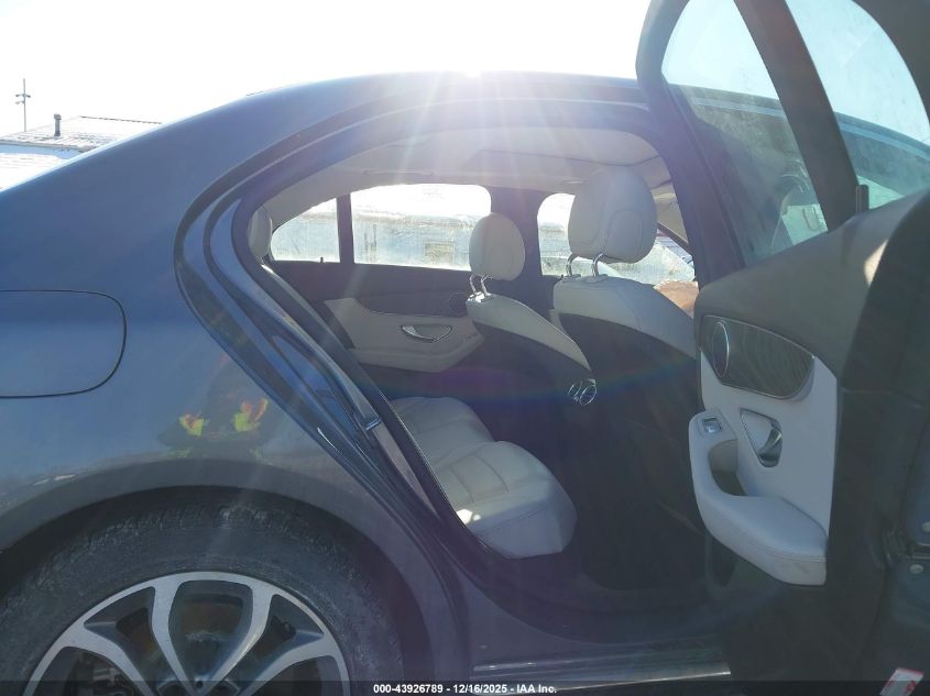 2017 Mercedes-Benz C 300 4Matic VIN: 55SWF4KBXHU192909 Lot: 43926789