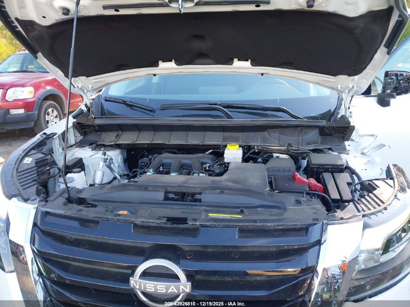 2025 Nissan Pathfinder Sv Fwd VIN: 5N1DR3BA7SC233692 Lot: 43926810