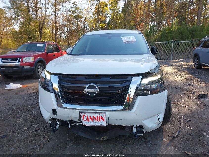 2025 Nissan Pathfinder Sv Fwd VIN: 5N1DR3BA7SC233692 Lot: 43926810