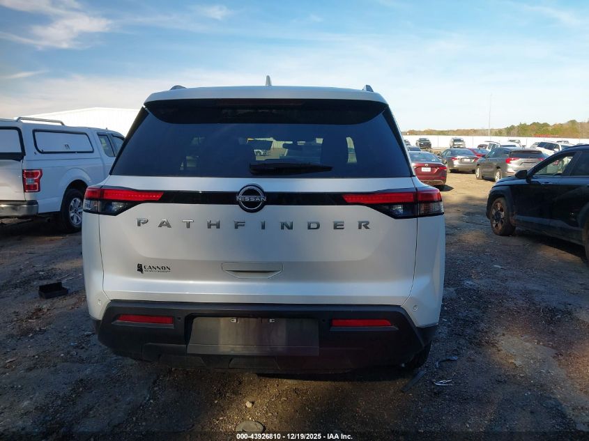 2025 Nissan Pathfinder Sv Fwd VIN: 5N1DR3BA7SC233692 Lot: 43926810