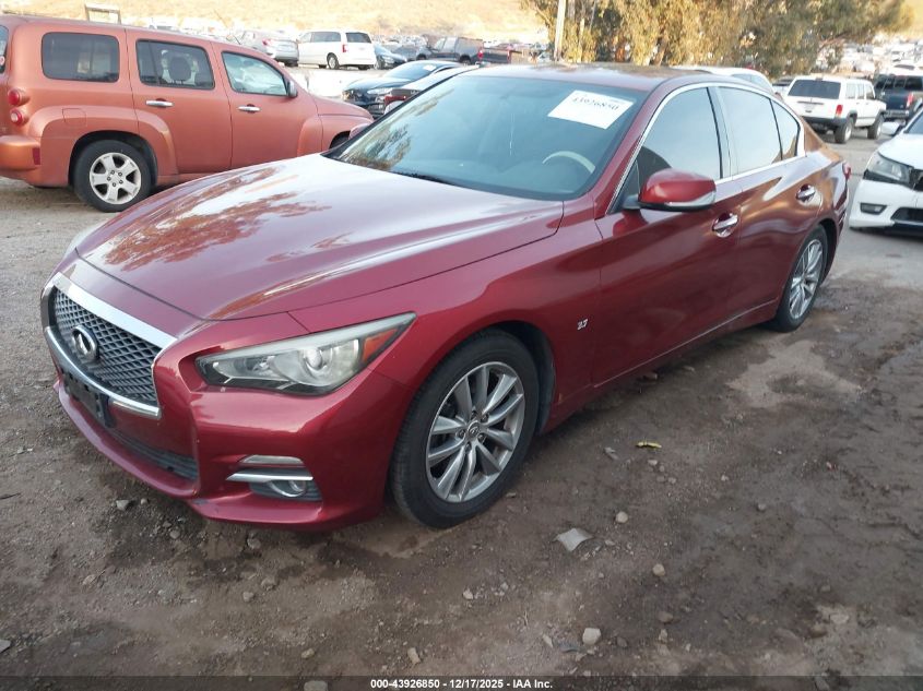 2015 Infiniti Q50 Premium VIN: JN1BV7AP0FM350747 Lot: 43926850