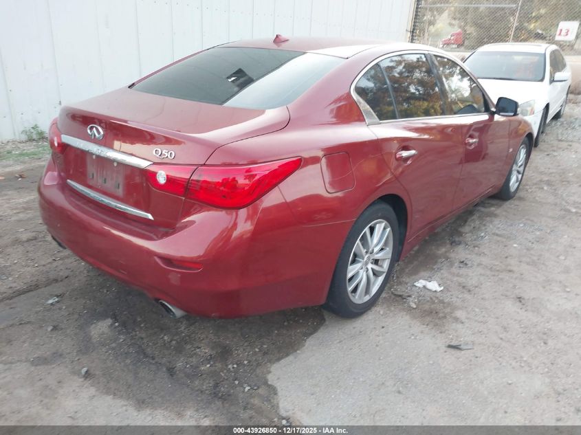 2015 Infiniti Q50 Premium VIN: JN1BV7AP0FM350747 Lot: 43926850
