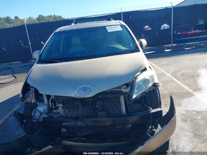 2012 Toyota Sienna Xle 7 Passenger VIN: 5TDDK3DC0CS035480 Lot: 43926894