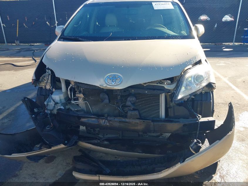 2012 Toyota Sienna Xle 7 Passenger VIN: 5TDDK3DC0CS035480 Lot: 43926894