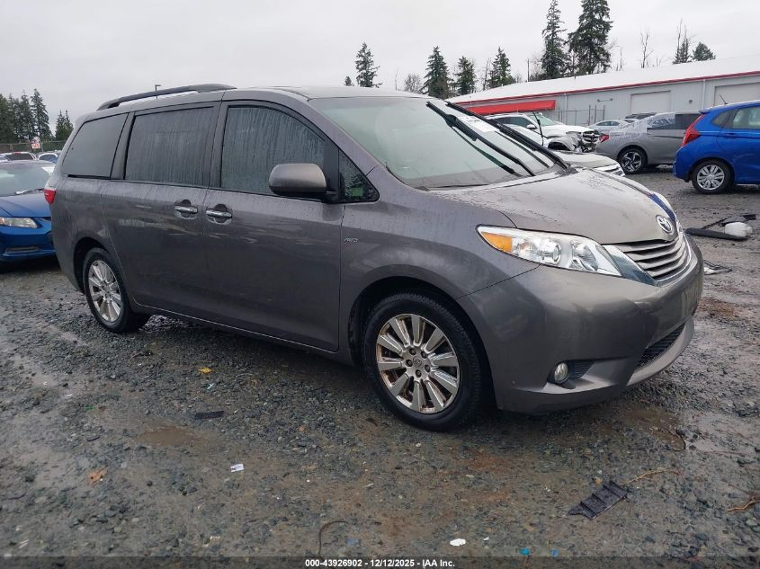 TOYOTA SIENNA XLE 7 PASSENGER