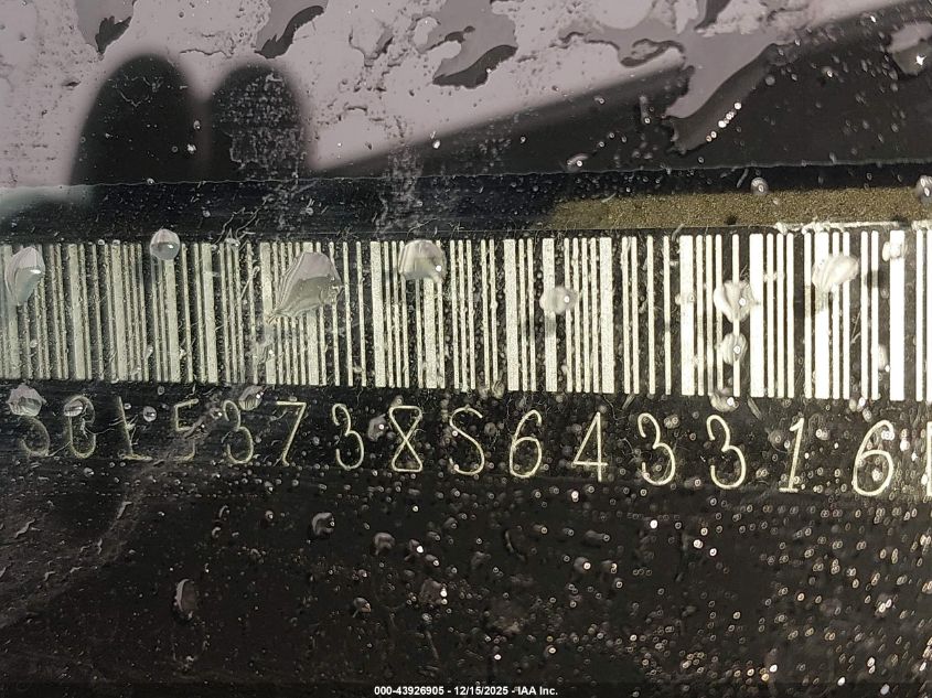 2008 Saturn Vue V6 Xr VIN: 3GSCL53738S643316 Lot: 43926905