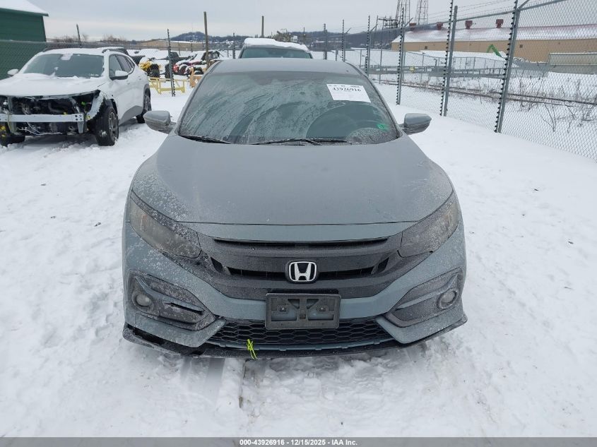2021 Honda Civic Sport VIN: SHHFK7H47MU213957 Lot: 43926916