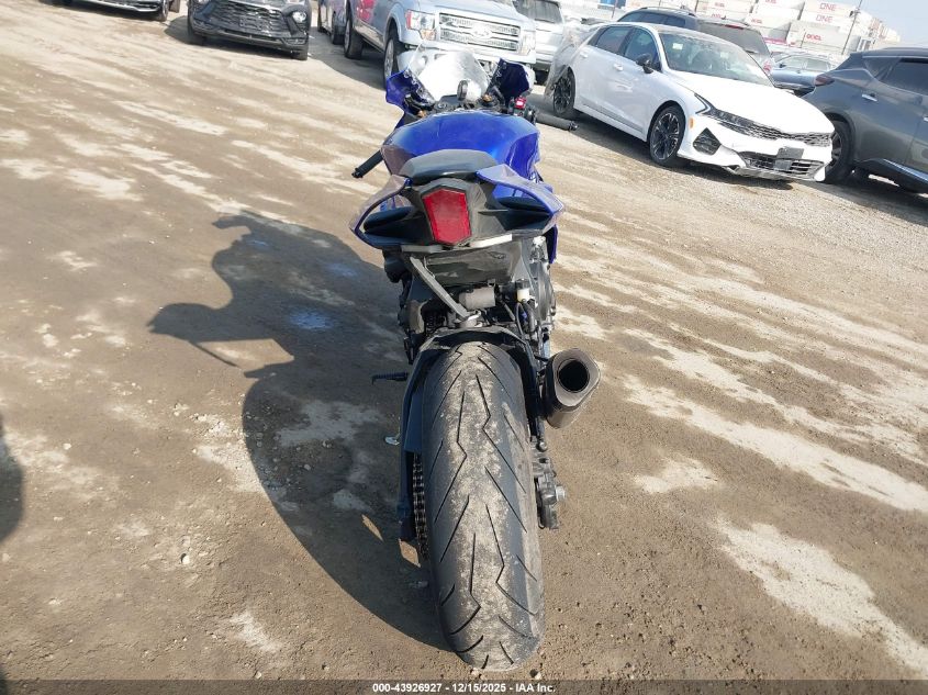 2022 Yamaha Yzfr1 VIN: JYARN66Y0NA000859 Lot: 43926927