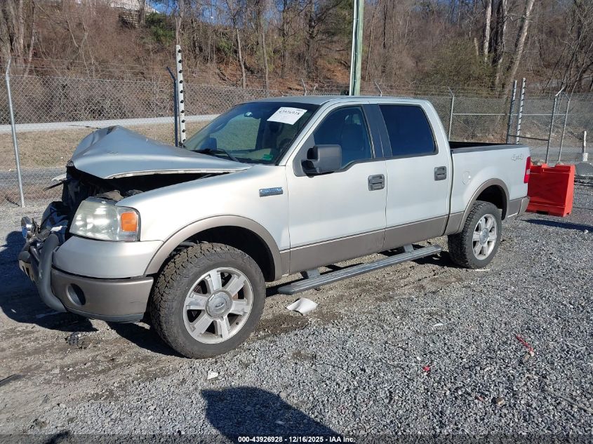 2006 Ford F-150 Fx4/Lariat/Xlt VIN: 1FTPW14586FA06904 Lot: 43926928